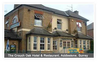 The Crouch Oak bar and hotel, Addlestone, Surrey